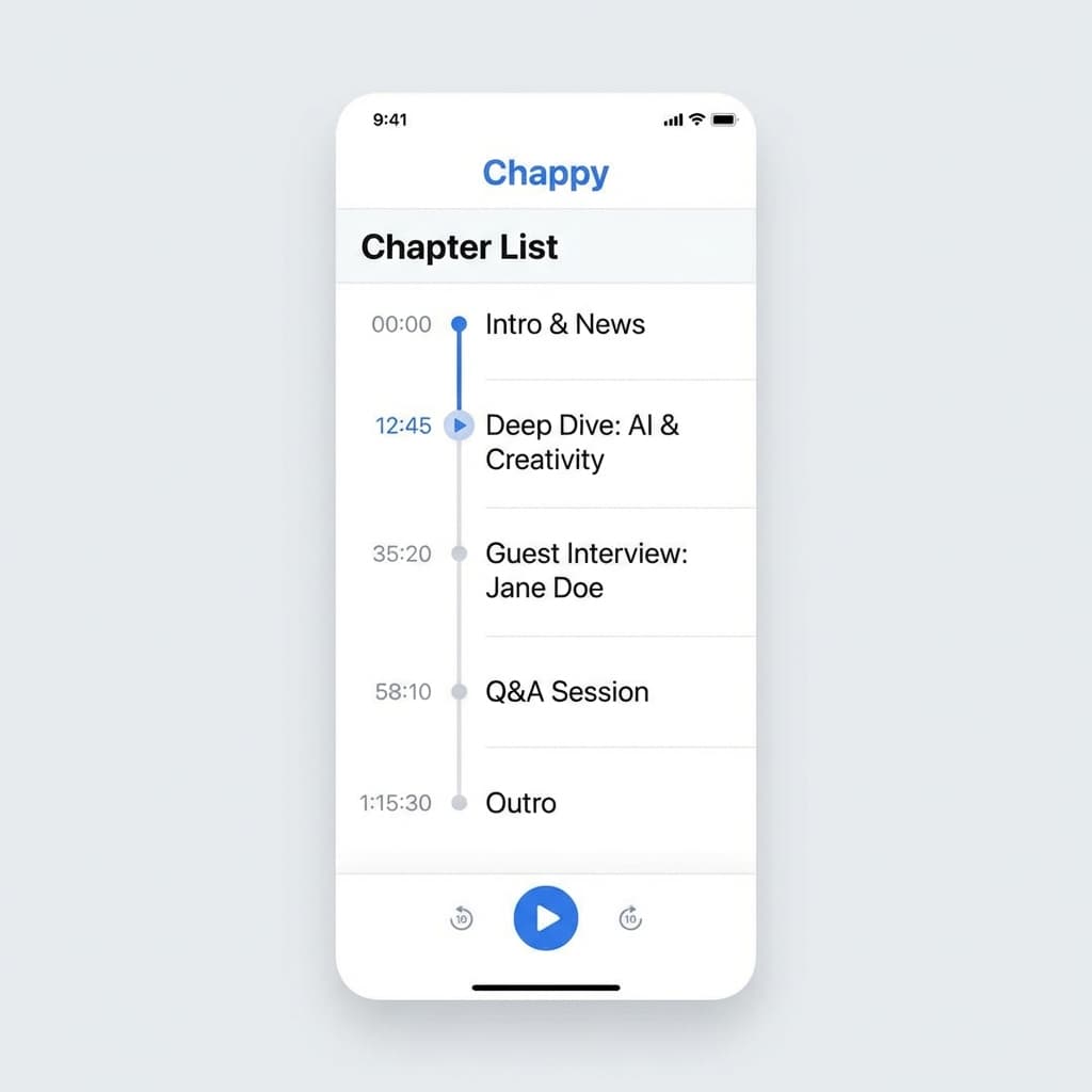 Chappy Chapters Screen